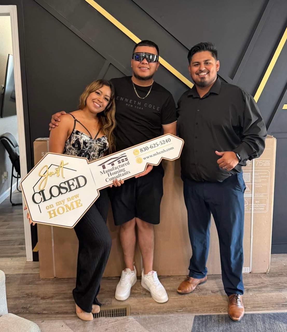Kevin celebrating another completed home closing